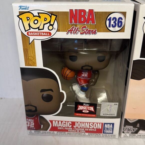 Luc Robitaille Los Angeles Kings NHL Funko Pop! Legends Magic Johnson # 136 - Picture 2 of 7